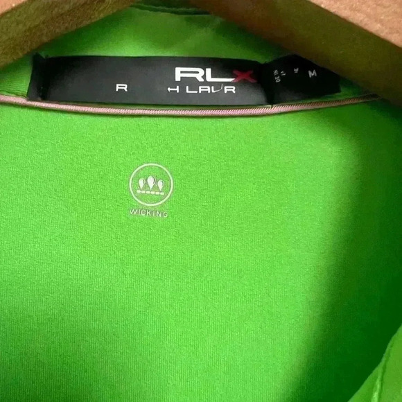 Ralph Lauren RLX Lime Green Mens’s Golf Polo Size Medium - Picture 3 of 5